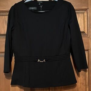 Talbots Black Top with Matching Skirt (sold separately)
